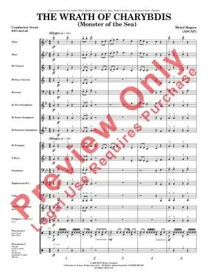The Wrath of Charybdis - Rogers - Concert Band - Gr. 1.5