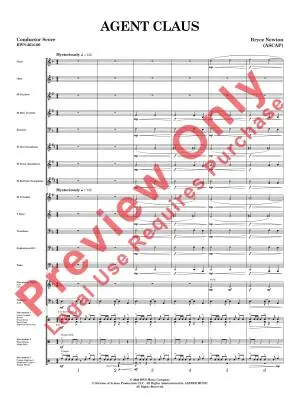 Agent Claus - Newton - Concert Band - Gr. 1.5