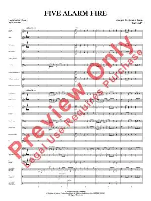 Five Alarm Fire - Earp - Concert Band - Gr. 4