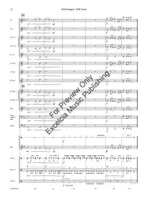 Red Dragon - Huss - Concert Band - Gr. 1.5