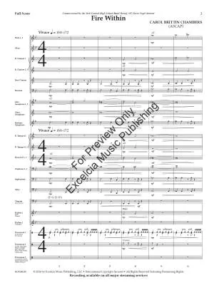 Fire Within - Chambers - Concert Band - Gr. 3.5