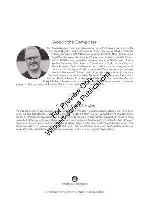 A Glimmer of Hope - Austin - Concert Band - Gr. 2