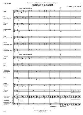 Spartan\'s Chariot - Ferguson - Concert Band - Gr. 0.5
