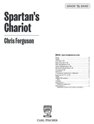 Spartan\'s Chariot - Ferguson - Concert Band - Gr. 0.5