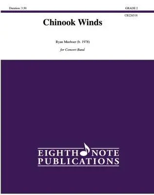 Eighth Note Publications - Chinook Winds - Meeboer - Concert Band - Gr. 2