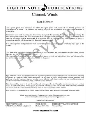Chinook Winds - Meeboer - Concert Band - Gr. 2