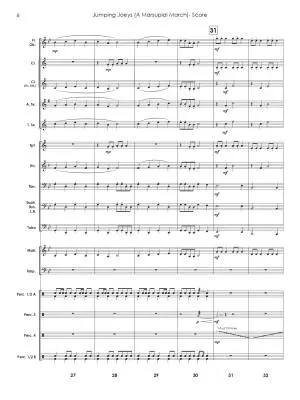 Jumping Joeys (A Marsupial March) - Standridge - Concert Band - Gr. 0.5