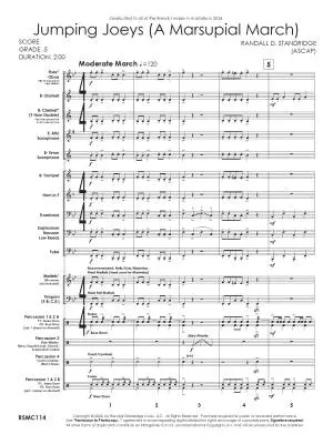 Jumping Joeys (A Marsupial March) - Standridge - Concert Band - Gr. 0.5