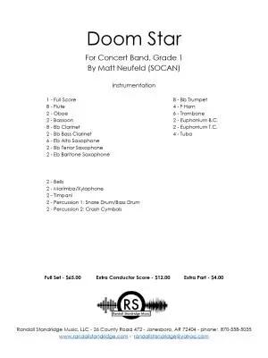 Doom Star - Neufeld - Concert Band - Gr. 1
