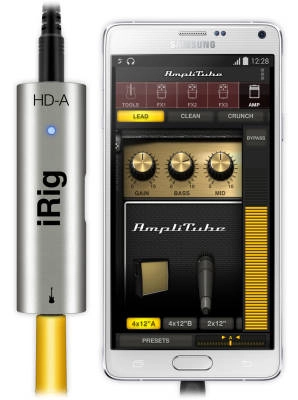iRig HD-A Digital Guitar Interface for Android