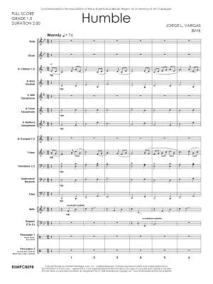 Humble - Vargas - Concert Band - Gr. 1.5