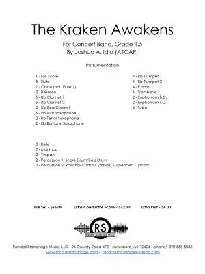 The Kraken Awakens - Idio - Concert Band - Gr. 1.5