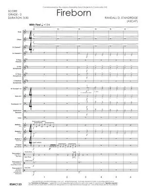 Fireborn - Standridge - Concert Band - Gr. 2