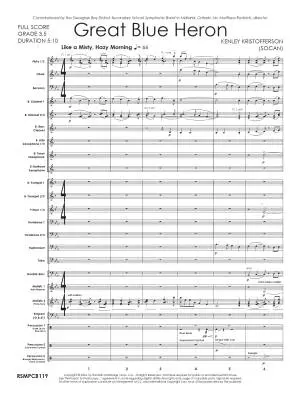 Great Blue Heron - Kristofferson - Concert Band - Gr. 3.5