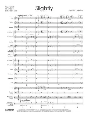 Slightly - Cheang - Concert Band - Gr. 2.5