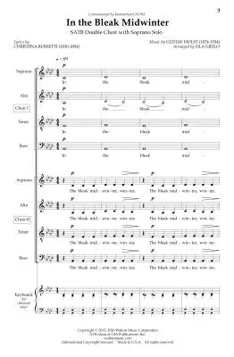 In the Bleak Midwinter - Gjeilo - Choral Octavo - SATB A Cappella