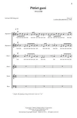 Putiet Guni (Blow the fire) - Jekabsone - Choral Octavo - SATB Accompanied