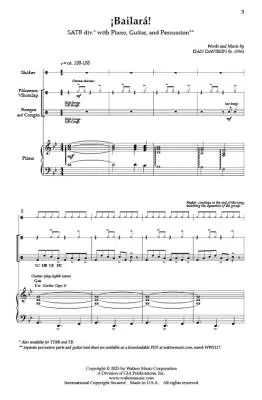 Bailara - Davison - Choral Octavo - SATB Accomapanied