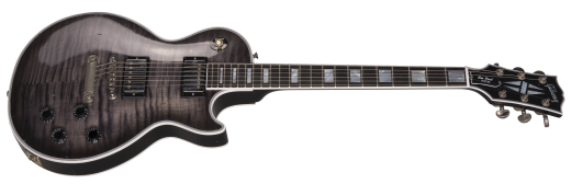Gibson Custom Shop - Murphy Lab Light Aged Les Paul Custom Figured Electric Guitar with Hardshell Case - Gun Metal Burst