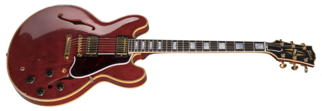 Murphy Lab Light Aged 1959 ES-355 60\'s Electric Guitar with Hardshell Case - Cherry