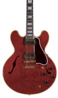 Murphy Lab Light Aged 1959 ES-355 60\'s Electric Guitar with Hardshell Case - Cherry