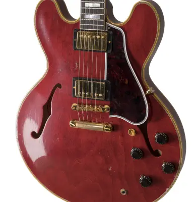 Murphy Lab Light Aged 1959 ES-355 60\'s Electric Guitar with Hardshell Case - Cherry