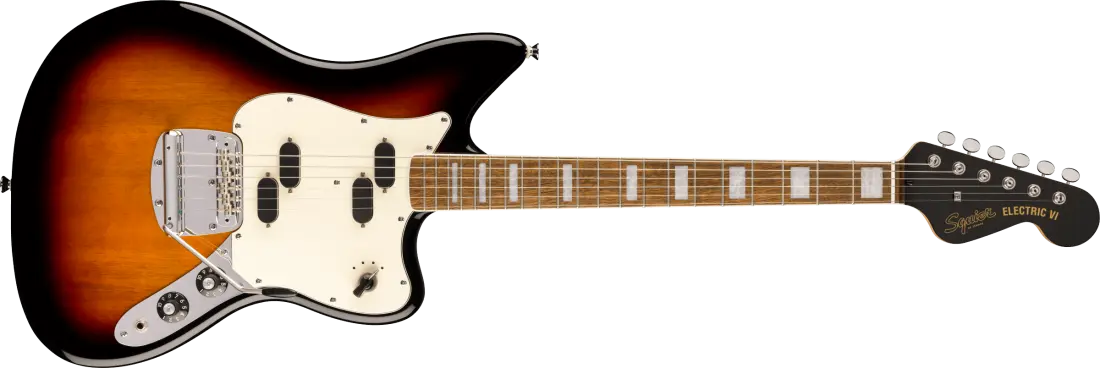 Paranormal Electric VI, Laurel Fingerboard - 3-Colour Sunburst