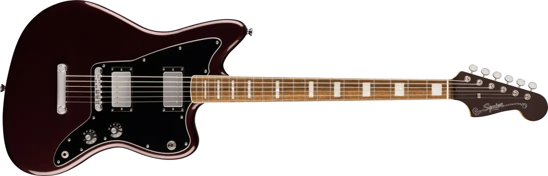 Paranormal Baritone Jazzmaster HH, Laurel Fingerboard - Oxblood