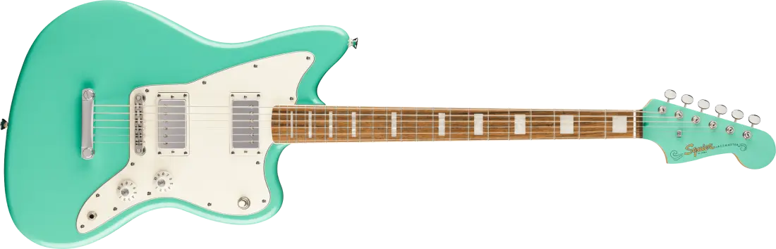 Paranormal Baritone Jazzmaster HH, Laurel Fingerboard - Sea Foam Green