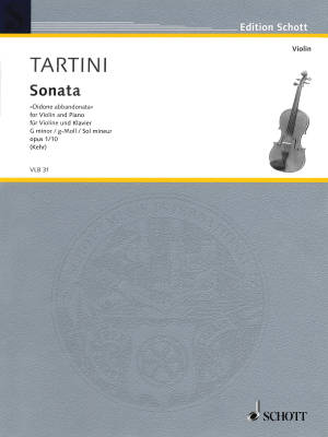 Schott - Sonata in G Minor, Op. 1, No. 10, Didone abbandonata - Tartini/Kehr - Violin/Piano
