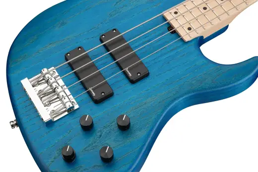 MetroLine 24-Fret Modern 4-String Bass, Maple Fingerboard - Ocean Blue