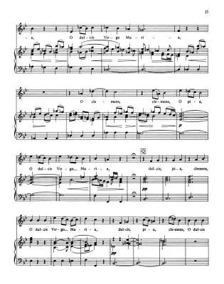 Salve Regina - Scarlatti - Soprano Voice and Piano - Sheet