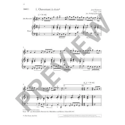 Baroque Recorder Anthology, Volume 3 - Alto Recorder/Piano - Book/Audio Online