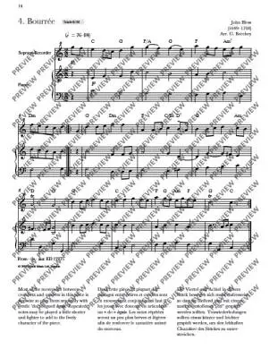 Baroque Recorder Anthology, Volume 1 - Soprano Recorder/Piano - Book/Audio Online