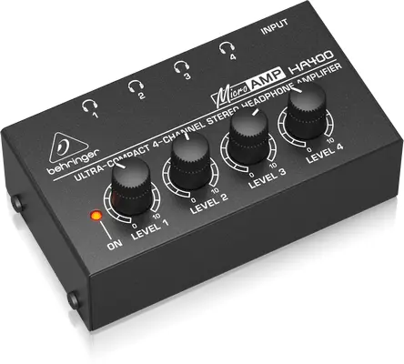 Behringer - HA400 - 4 Channel Stereo Headphone Amp