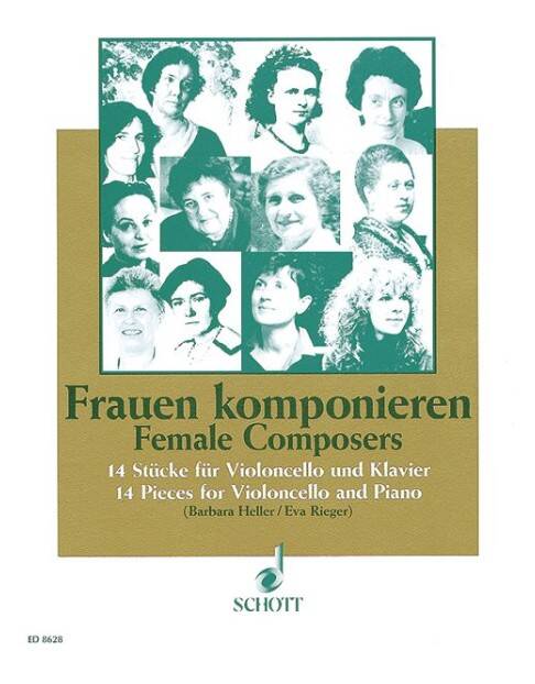Female Composers: 14 Pieces - Cello/Piano - Book