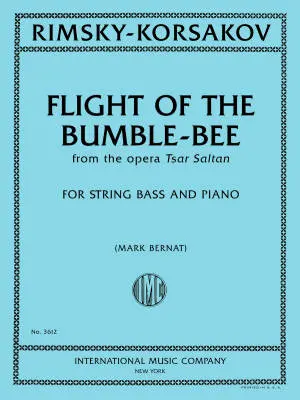 International Music Company - Flight of the Bumble-Bee - Rimsky-Korsakov - Double Bass/Piano - Sheet