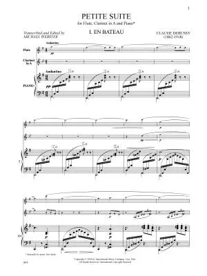 Petite Suite - Debussy - Flute/Clarinet in A/Piano