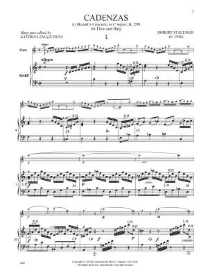 Cadenzas to Mozart\'s Concerto in C major, K. 299 - Mozart - Flute/Harp
