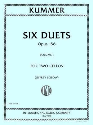 International Music Company - Six Duets, Op. 156, Volume 1 - Kummer - Cello Duet - Book