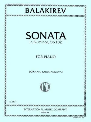 International Music Company - Sonata in Bb minor, Op. 102 - Balakirev - Piano - Book