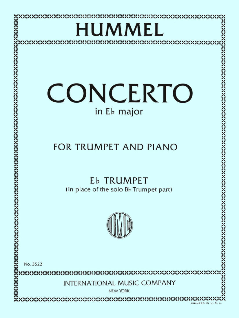 Concerto in Eb Major, S. 49 - Hummel - Trumpet Part