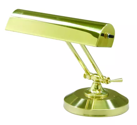 Piano Lamp - 10 inch Polished Brass