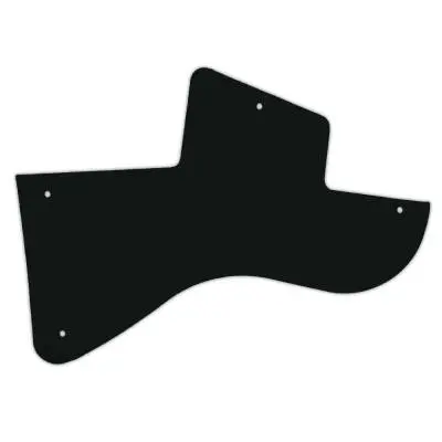 WD Music - Custom Pickguard for Gibson Les Paul Junior Special Humbucker - Black Acrylic