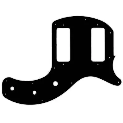 WD Music - Custom Pickguard for Gibson 2019 Les Paul Special Tribute Double Cut - Black