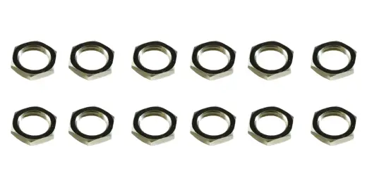 WD Music - Switchcraft Hex Nut for #11 Jack (12 Pack)