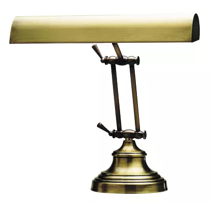 Piano Lamp - 14 inch Antique Brass