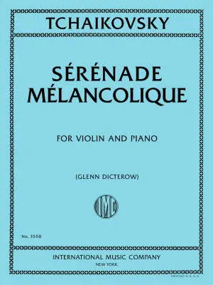 International Music Company - Serenade Melancolique, Op. 26 - Tchaikovsky - Violin/Piano - Sheet