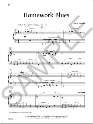 Ragtime & Blues Book One - Hamm - Late Elementary Piano