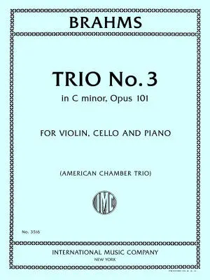 International Music Company - Trio No. 3 in C minor, Op. 101 - Brahms - Piano Trio